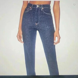 RE/DONE SUPER HIGH DRAINPIPE JEANS SIZE 29